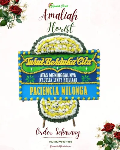Papan Bunga Duka pedurungan tengah