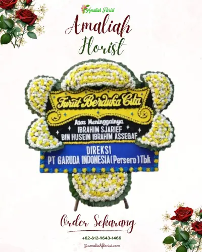 Papan Bunga Duka pedurungan tengah